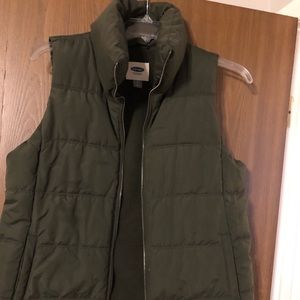 Old Navy Army Green Puffer